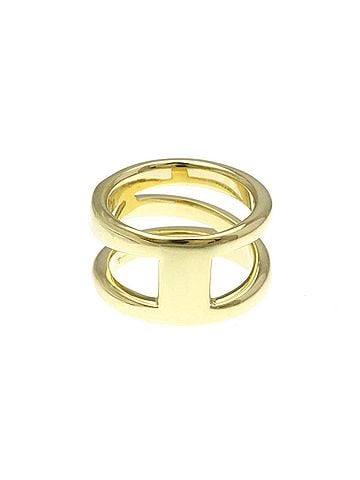 Tiffany & Co. Tiffany Diagonal Ring Yellow Gold (18K) Fashion No Stone Band Ring Gold (view 2)