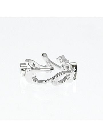 Cartier Cartier Signature Ring White Gold (18K) Fashion No Stone Band Ring Silver (view 1)