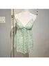 Forever 21 Floral Multi Color Green Sleeveless Top Size M - photo 4