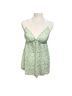 Forever 21 Floral Multi Color Green Sleeveless Top Size M - photo 1
