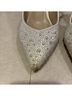 Nicole Miller White Heels Size 6 1/2 - photo 4