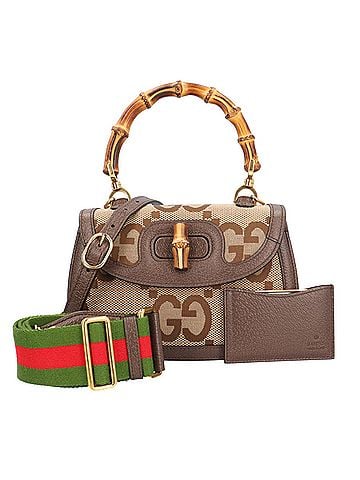 Gucci Gucci Small Bag Bamboo 1947 Shoulder Handbag 675797 Brown Women's GUCCI 2-way (view 1)