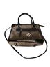 Giani Bernini Print Brown Leather Satchel One size - photo 2