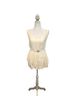 Lauren Conrad Stripes White Yellow Romper Size L - photo 1