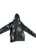 Denim Co Floral Black Pullover Hoodie Size S - photo 2