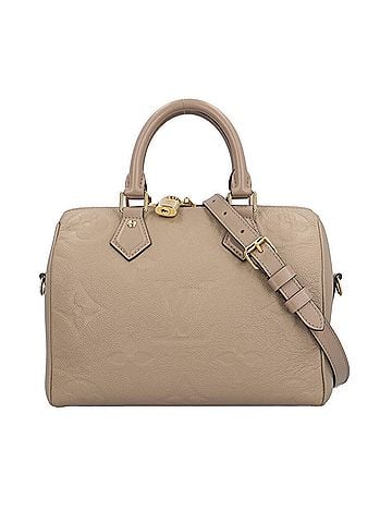 Louis Vuitton Louis Vuitton Speedy Bandoulière 25 Monogram Empreinte Shoulder Bag, Handbag, M59273 Beige, Women's, LOUIS VUITTON 2-way (view 1)