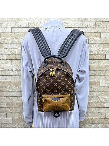 Louis Vuitton Louis Vuitton Palm Springs PM Monogram Reverse Backpack/Daypack, Canvas M44870, Women's LOUIS VUITTON (view 2)