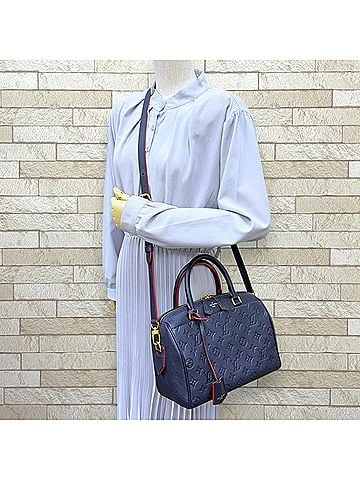 Louis Vuitton Louis Vuitton Speedy 25 Bandoulière NM Monogram Empreinte Shoulder Bag, Handbag, M43501 Navy, Women's, LOUIS VUITTON 2-way (view 2)