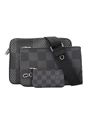 Louis Vuitton Louis Vuitton Trio Messenger Damier Graphite 3D Shoulder Bag, Handbag N50017 Black, Men's LOUIS VUITTON (view 1)