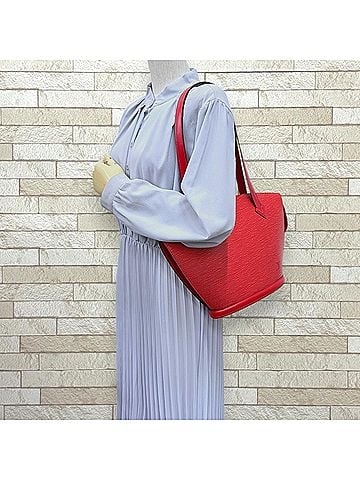 Louis Vuitton Louis Vuitton Saint Jacques Poignee Long Epi Shoulder Bag, Handbag, Leather, M52337, Red, Women's, LOUIS VUITTON (view 2)