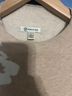 Versona Floral Tan White Pullover Sweater Size L - photo 3