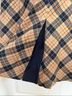 Pendleton 100% Wool Plaid Tan Blue Wool Skirt Size 12 - photo 3