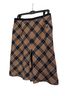 Pendleton 100% Wool Plaid Tan Blue Wool Skirt Size 12 - photo 2