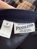 Pendleton 100% Wool Plaid Tan Blue Wool Skirt Size 12 - photo 7