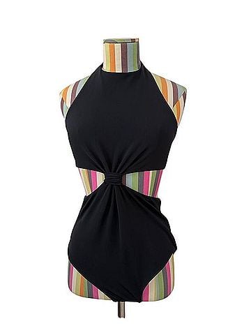 Mara Hoffman Knot Front Cutout One-Piece Swimsuit One Piece Swimsuit (view 1)
