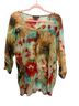 Tommy Bahama Floral Multi Color Blouse Size S (petite) - photo 1
