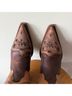 Corral Vintage 100% Leather Brown Boots Size 7 - photo 6