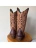 Corral Vintage 100% Leather Brown Boots Size 7 - photo 5