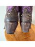 Dan Post 100% Leather Purple Black White Boots Size 7 - photo 11