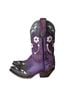 Dan Post 100% Leather Purple Black White Boots Size 7 - photo 1
