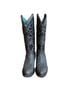 Corral Boots 100% Leather Gray Black Boots Size 8 - photo 2