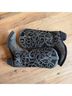 Corral Boots 100% Leather Gray Black Boots Size 8 - photo 9
