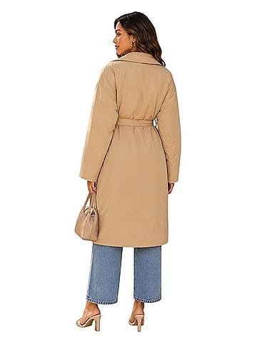 Good American Puffed Nylon Coat Coat (view 2)