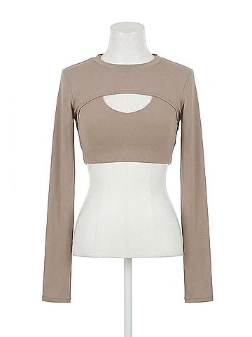 Splits 59 Amelia Airweight Lite Shrug in Latte (view 1)