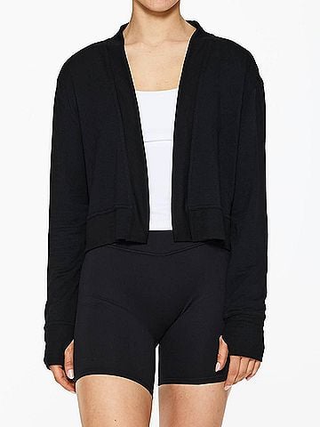 Splits 59 Suzan Cardigan in Black (view 2)