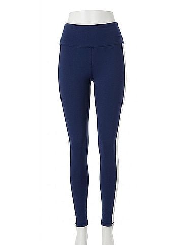 Spiritual Gangster Sage 7/8 High Waist Legging in Indigo/White (view 1)