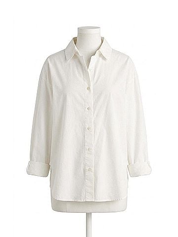 Z Supply Elevated Poplin Shirt in White (view 1)