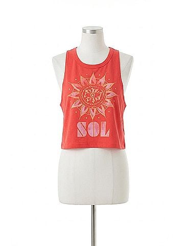 Spiritual Gangster Sol Comet Tank in Sunset Red (view 1)