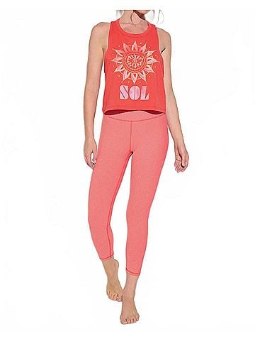 Spiritual Gangster Sol Comet Tank in Sunset Red (view 2)