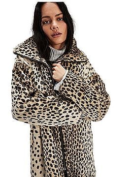 Free People Lana Leopard Duster Jacket (view 1)