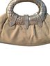 Donald J Pliner Animal Print Silver Tan Satchel One size - photo 1