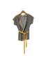 Pendleton 100% Cotton Checkered-gingham Black Yellow Cardigan Size XS - photo 4