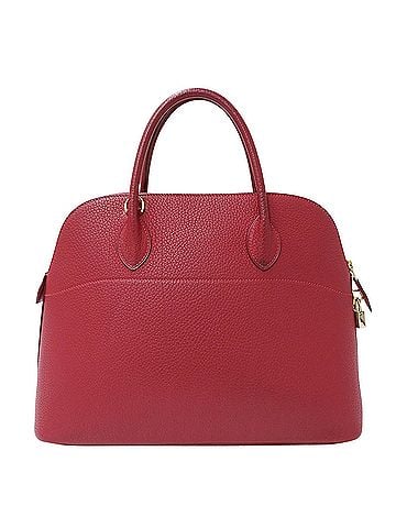 Hermès Hermes Bolide 35 Togo Leather Handbag, Women's, Brand Name, Handbag/Shoulder Bag, 2-way, Red (Manufactured in 2003) (view 2)