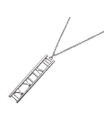 Tiffany & Co. Tiffany &amp; Co. Women's Necklace, 750WG Atlas Open Bar, White Gold Jewelry (view 1)