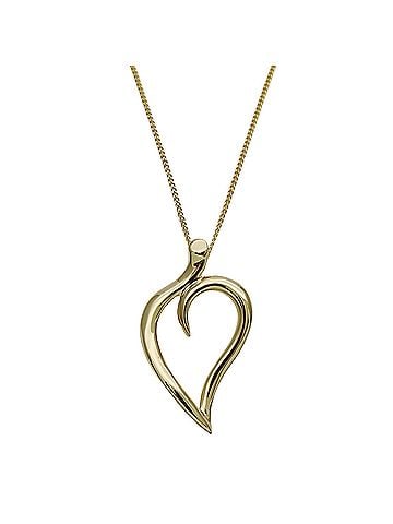 Tiffany & Co. Tiffany &amp; Co. Women's Necklace, Brand Name, 750YG Open Leaf Heart Yellow Gold Jewelry (view 2)