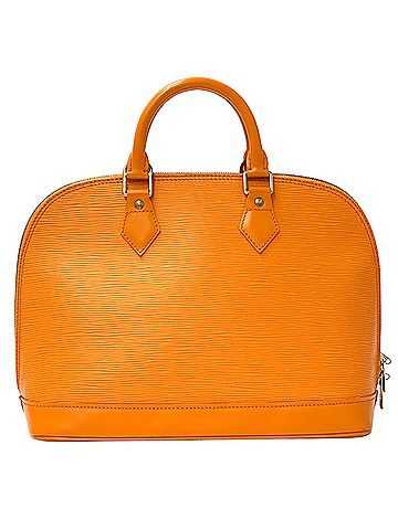 Louis Vuitton Louis Vuitton LOUIS VUITTON Alma Mandarin M5214H Orange Gold Hardware Women's Epi Leather Handbag (view 2)