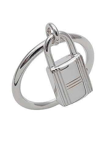 Hermès Hermes HERMES Ring Amulet Cadena Women's Brand SV925 Silver #55 Approx. 1 piece of jewelry (view 1)