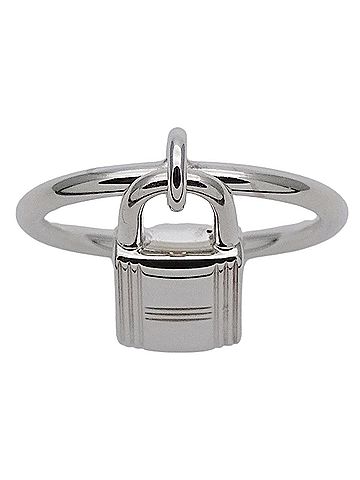 Hermès Hermes HERMES Ring Amulet Cadena Women's Brand SV925 Silver #55 Approx. 1 piece of jewelry (view 2)