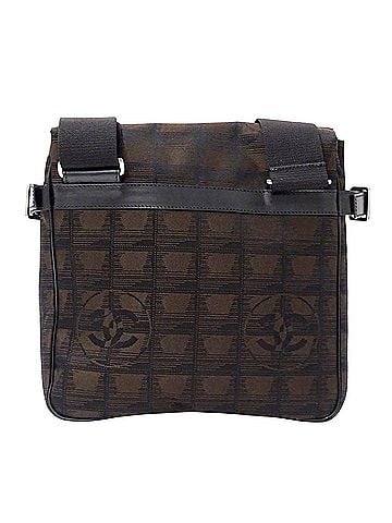 Chanel Chanel CHANEL Handbag New Travel Women's Brand Shoulder Bag Nylon Dark Brown Silver Hardware Messenger (view 2)