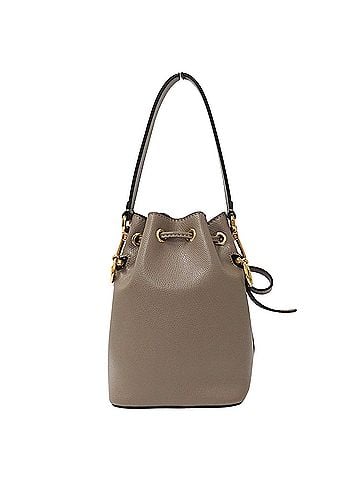 Fendi Fendi FENDI handbag for women, brand name, handbag/shoulder bag, 2-way, Montresor Mini, leather, greige, 8BS010, bucket drawstring type. (view 2)