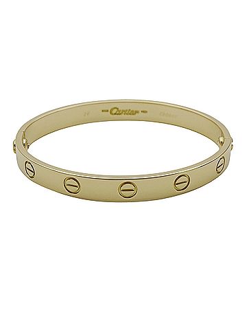 Cartier Cartier Love Bracelet, Yellow Gold, Size 16, for Women and Men. A brand-name bangle in 750YG (yellow gold). (view 2)