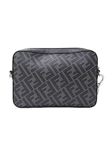 Fendi Fendi FENDI Handbag Men's Brand Shoulder Bag Leather Diagonal Camera Case Black Yellow 7M0286 Messenger Casual Logo (view 2)