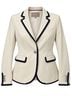 Banana Republic Ivory Black Blazer Size 4 - photo 1