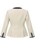 Banana Republic Ivory Black Blazer Size 4 - photo 2