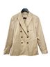 Tory Burch 100% Cotton Tan Blazer Size 4 - photo 2