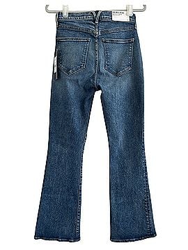 Veronica Beard Beverly Loafer Skinny Flare Jeans (view 2)